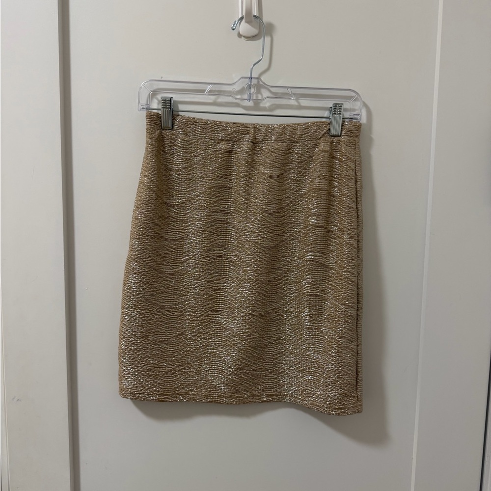 H&M Tan Pencil Skirt